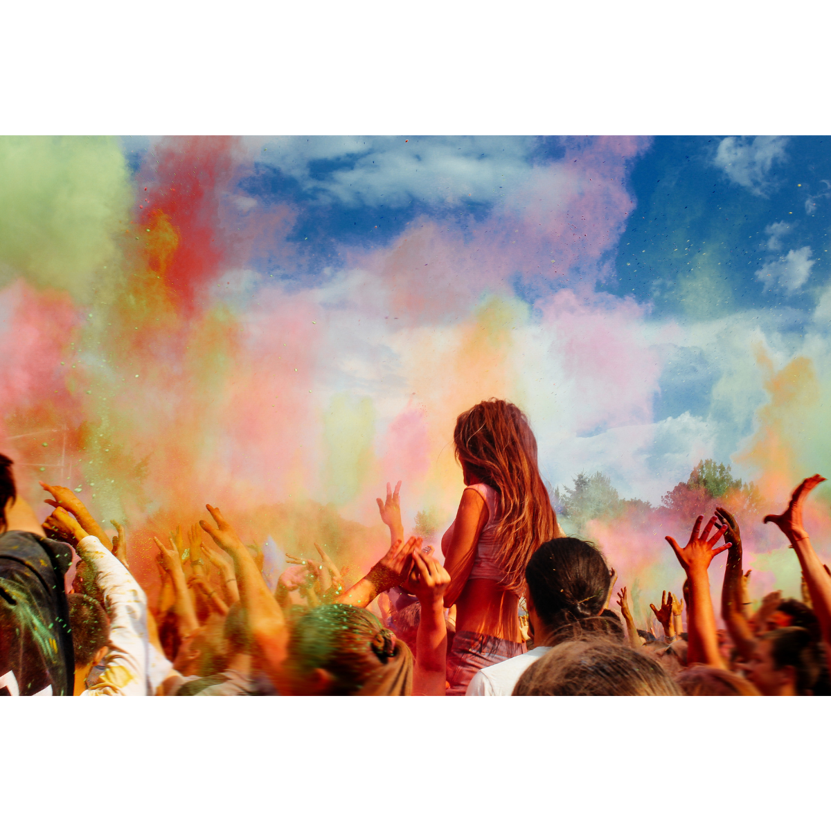 HOLI Powder Shooter GRÜN  30cm