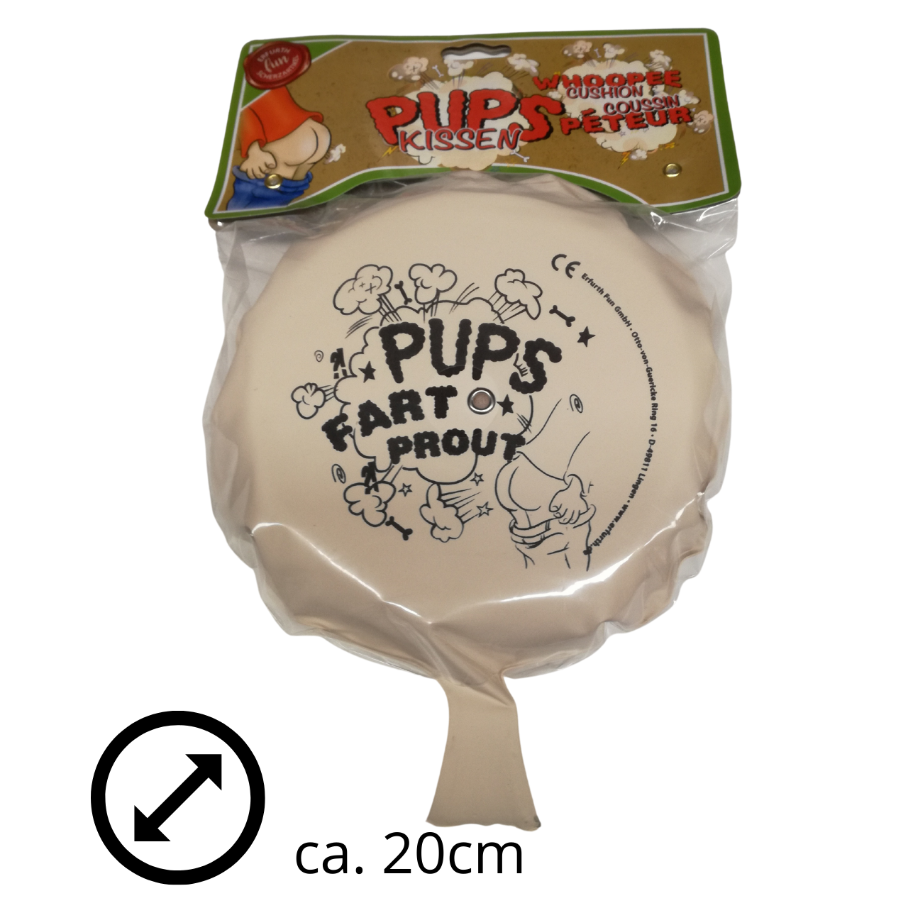 Pups Kissen groß selbstaufblasend