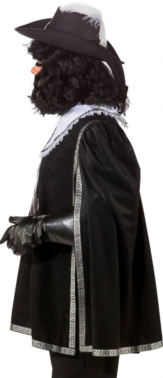 Musketier Oberteil schwarz Einheitsgröße