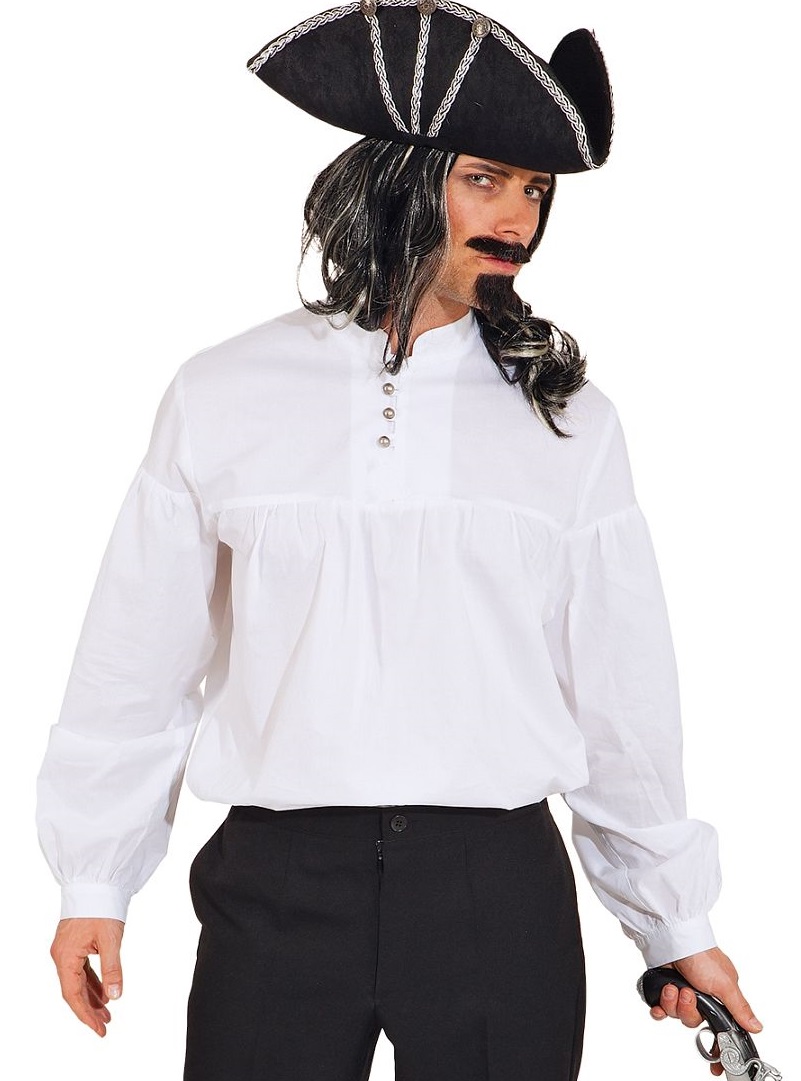 Historisches Hemd Gr. 50/52 mit Stehkragen