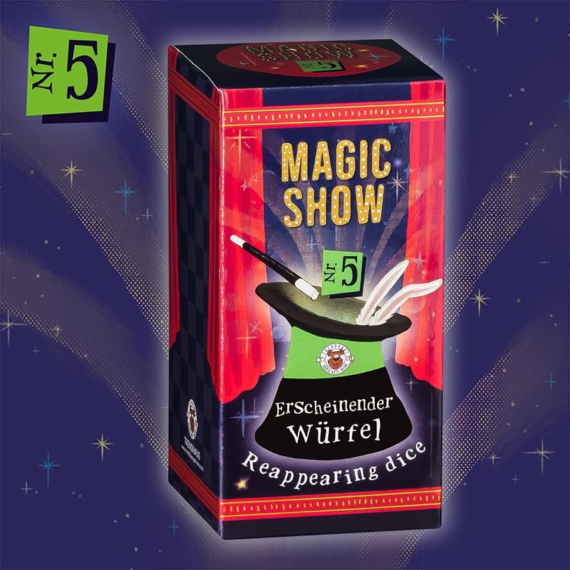 Zaubertrick Nr. 5 "Erscheinender Würfel" Magic Show