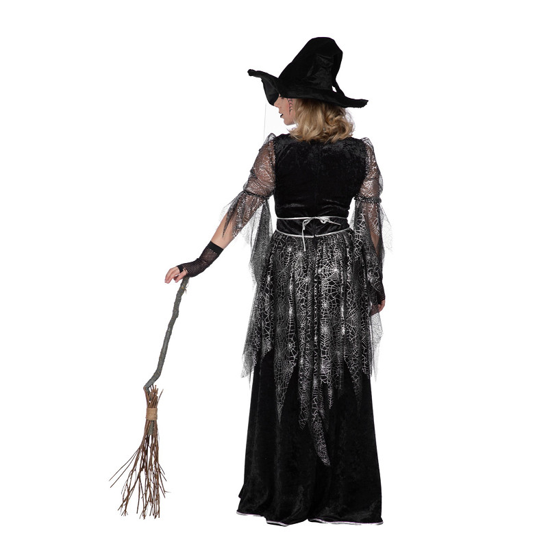 Spider Witch Kleid  Gr.42  silber-schwarz