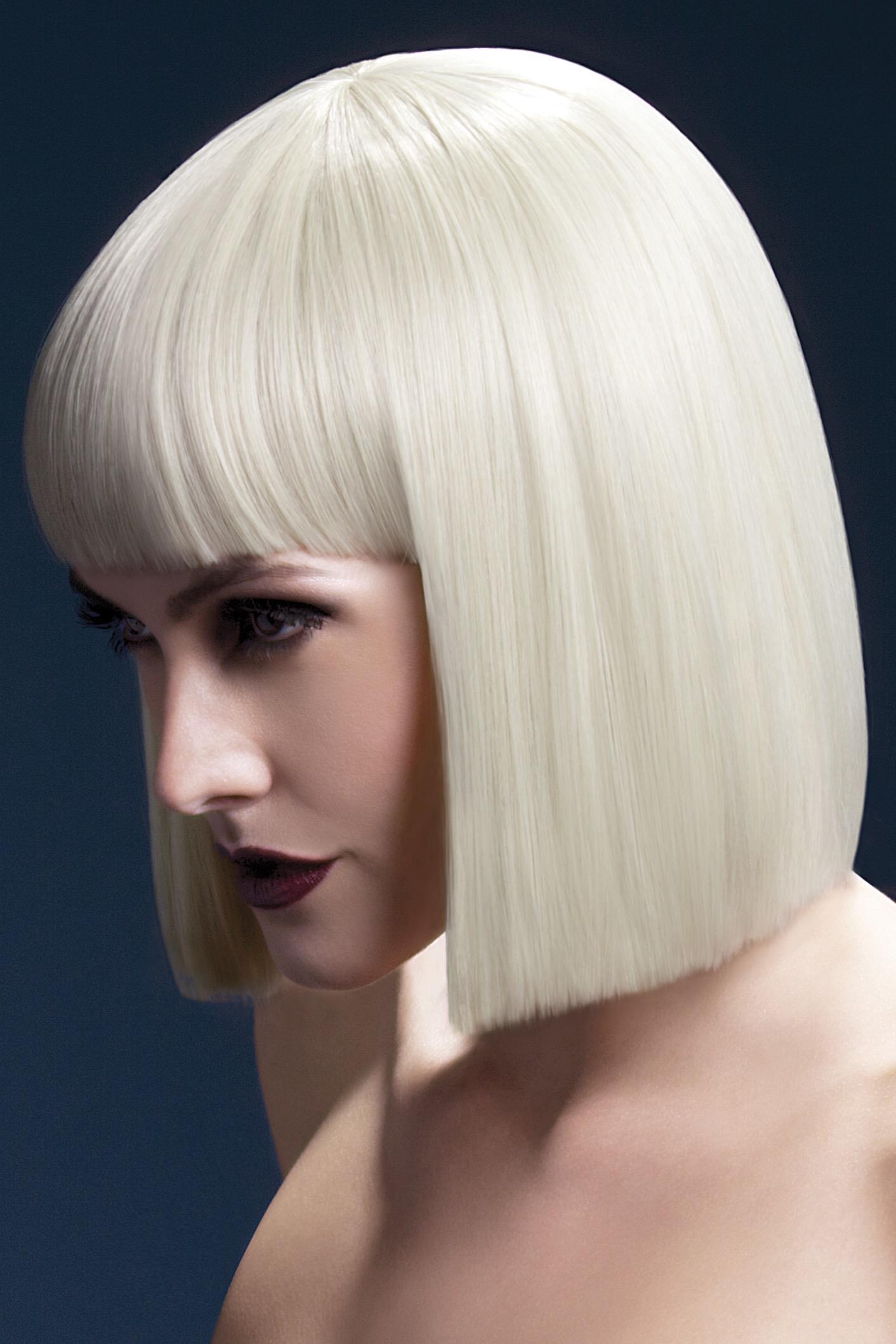 Pagen Kopf Perücke blond LOLA Premium Qualität