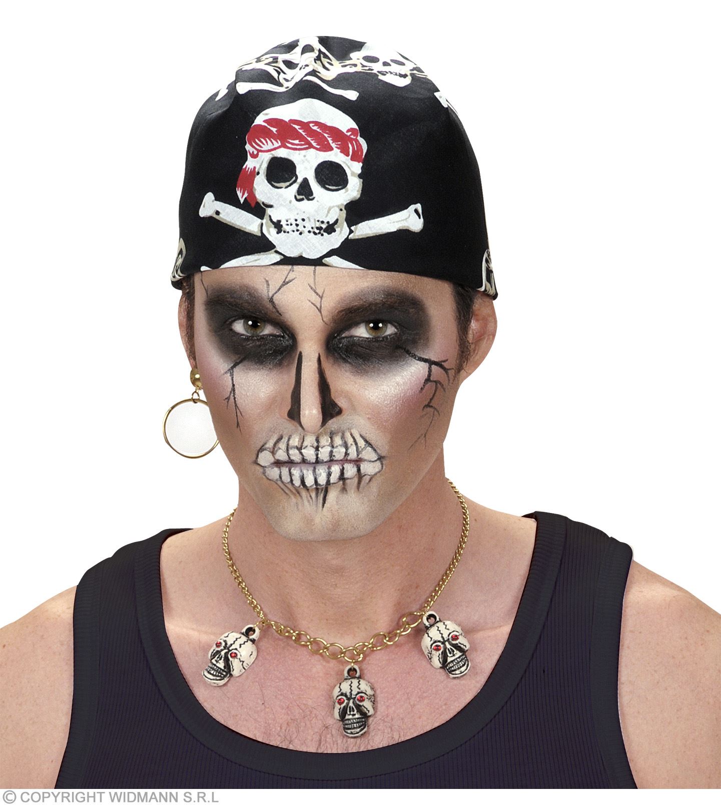 Piraten Tuch  schwarz