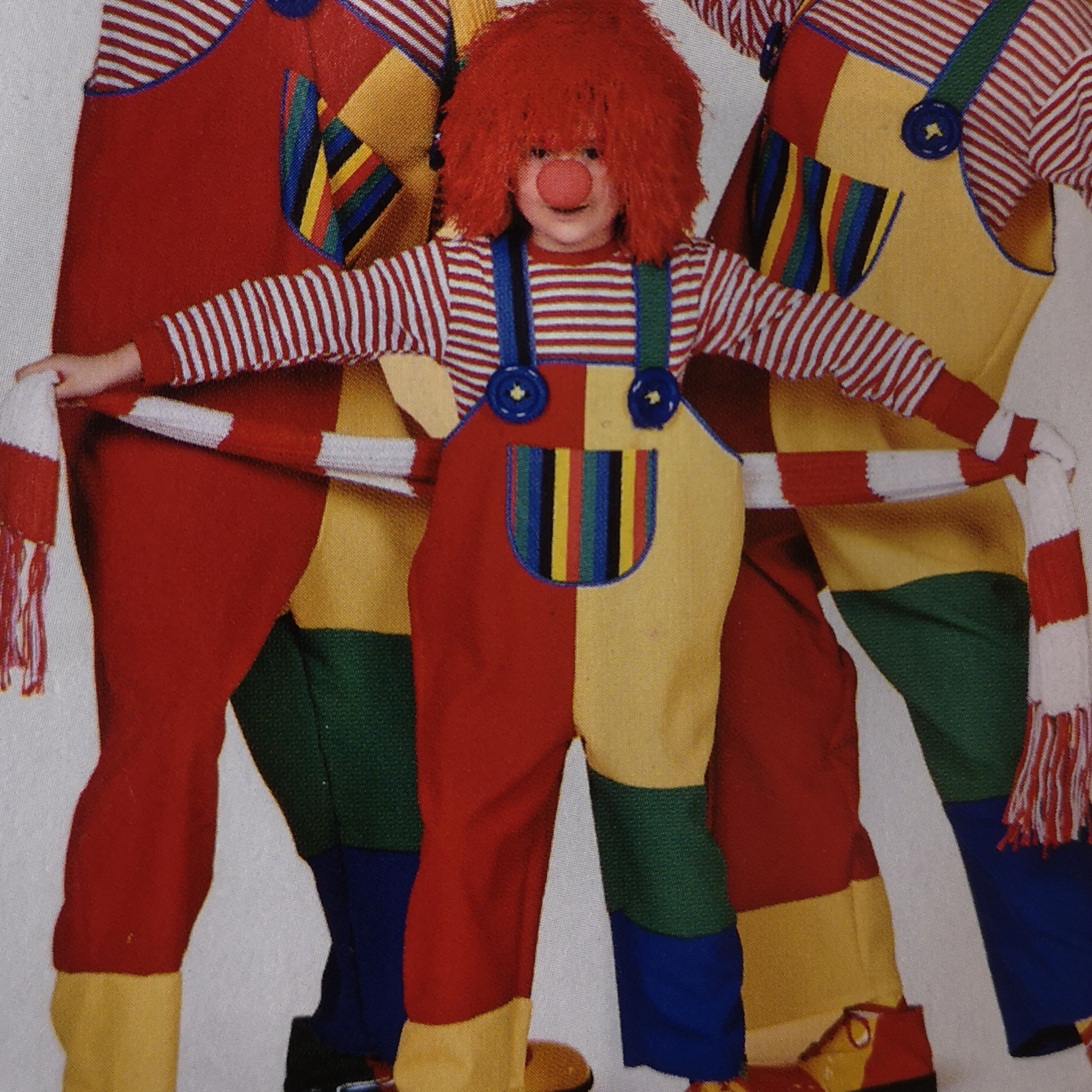 Clown Hose  gelb/rot   AV