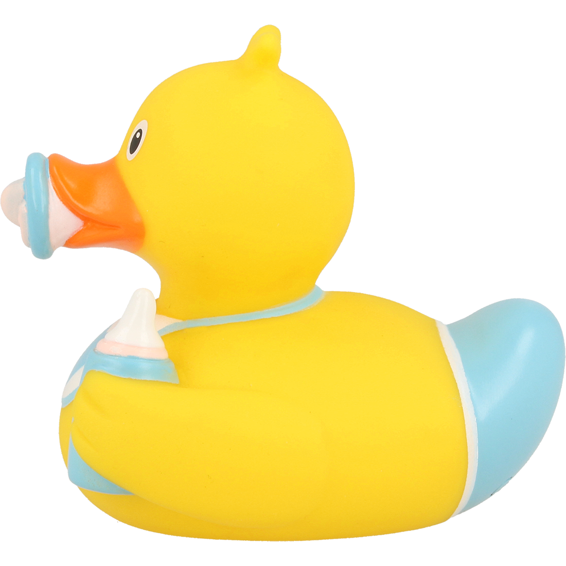 Baby Boy  Quietschente hellblau ca. 8,5cm
