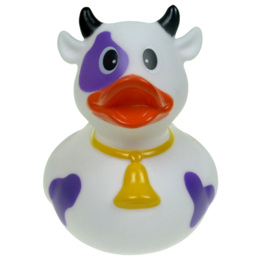 Kuh lila Badeente  8cm