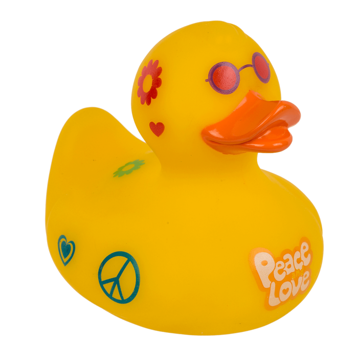 Hippie Badeente ca. 10cm