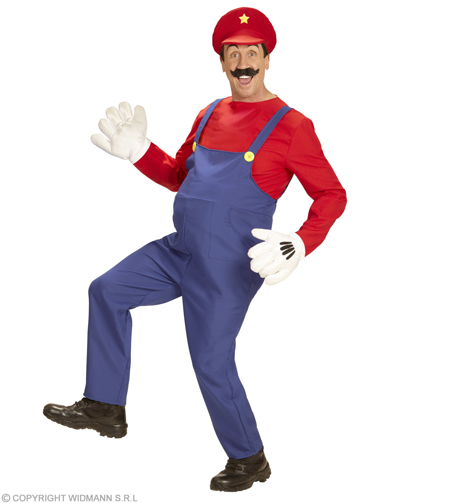 Mario Kostüm SMALL für Erwachsene