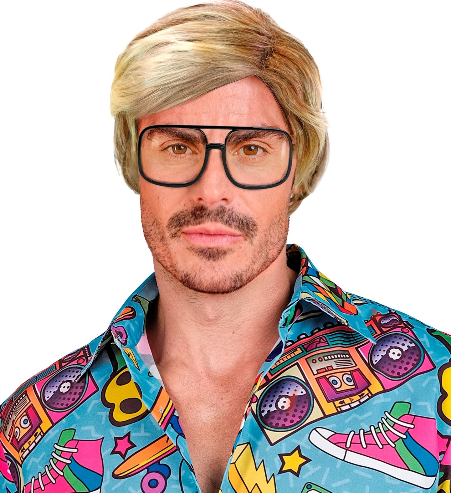 Herren Perücke  blond-melliert