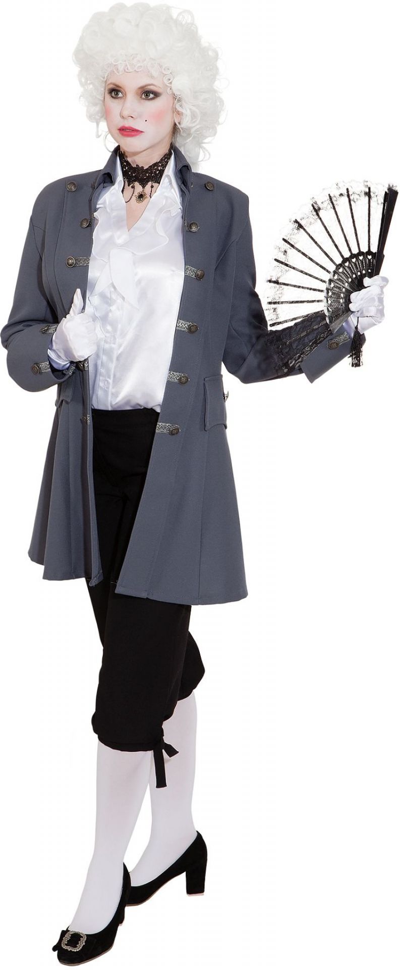 Rokoko Jacke  grau  DA  Gr. 48