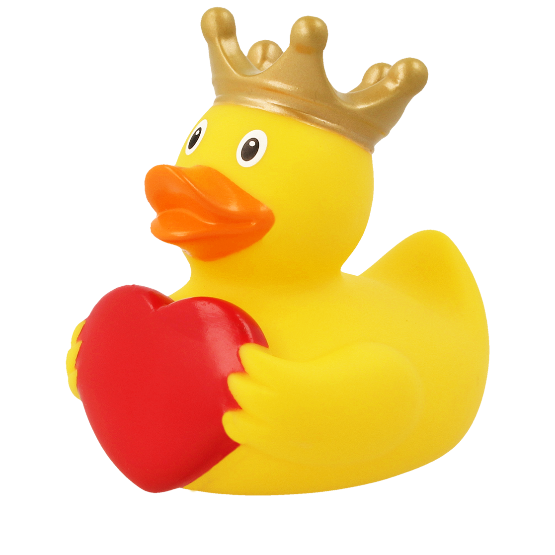 Gelbe Ente mit Gruss Herz ca. 8,5cm