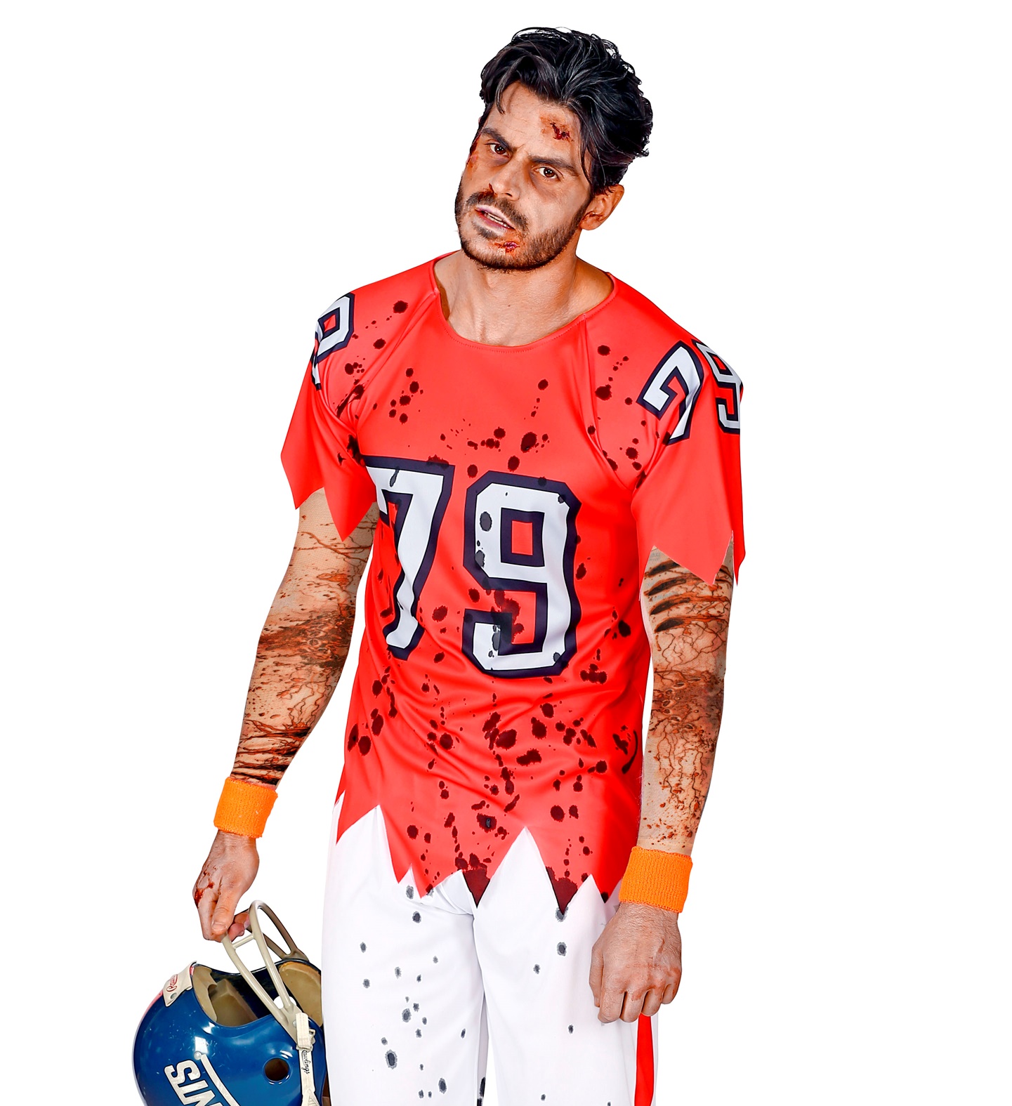 Paar Tattoo Ärmel mit blutigen Wunden bedruckt