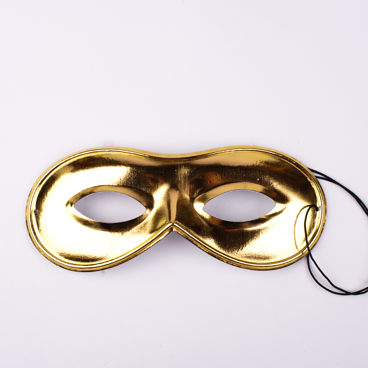 Augenmaske gold glänzend  (51-646)