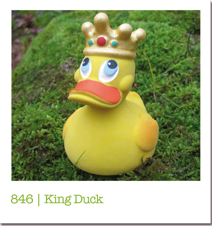 König  Ente aus Naturkautschuk