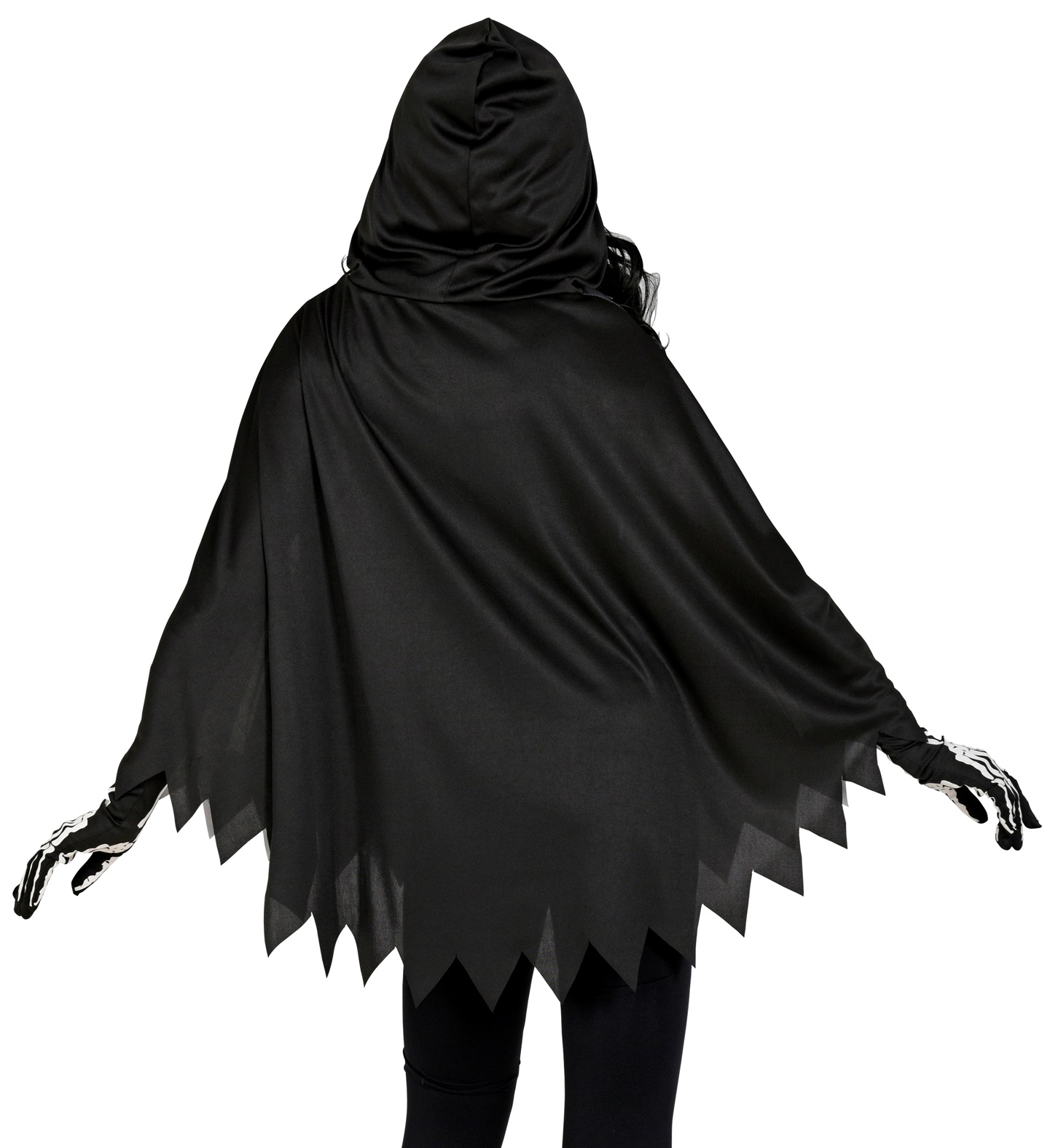 Skelett Poncho mit Kapuze  OSZ  S-L