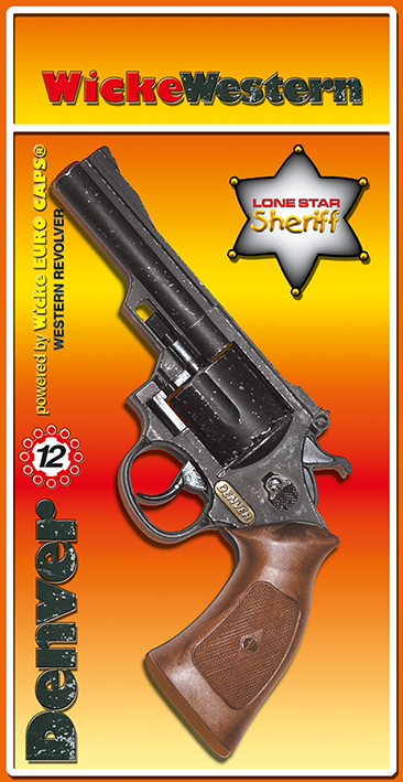 Western Pistole Denver 12 Schuß antique-style