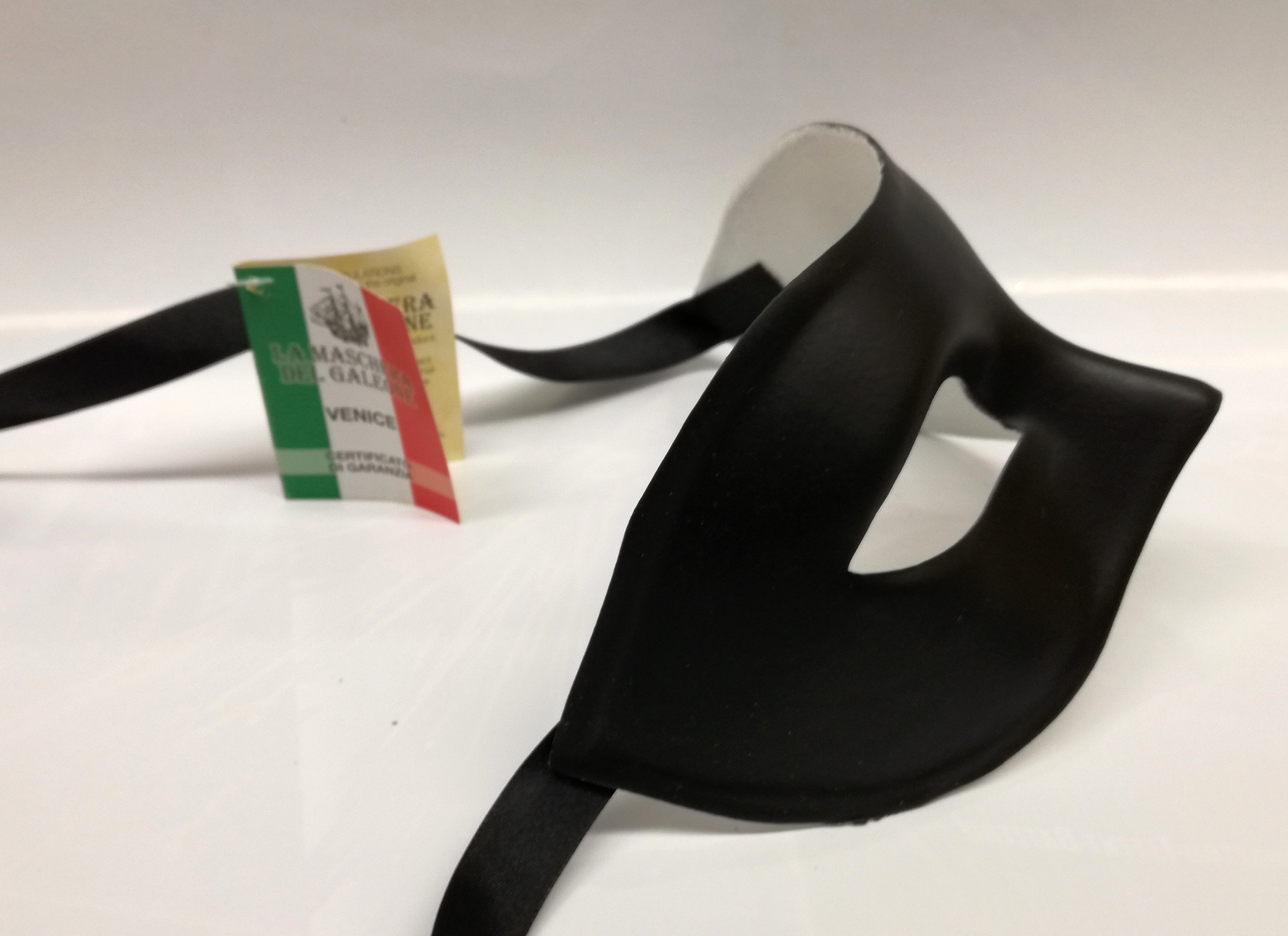 Venezianische Herren Maske schwarz