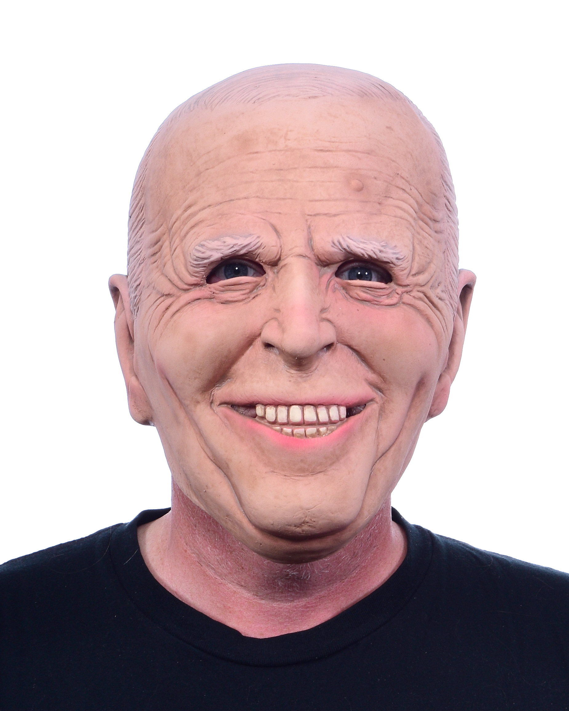 Gummi Masken "Jo"  Alter Mann mit weißen Haaren