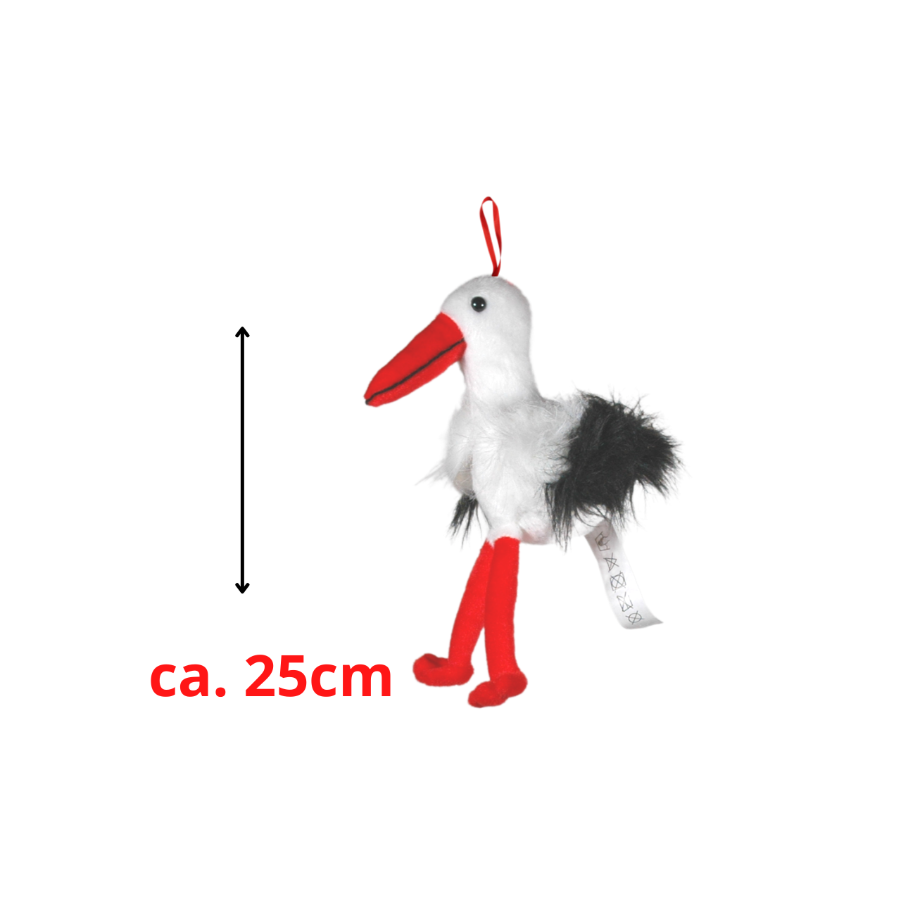 Plüsch Storch ca. 25cm