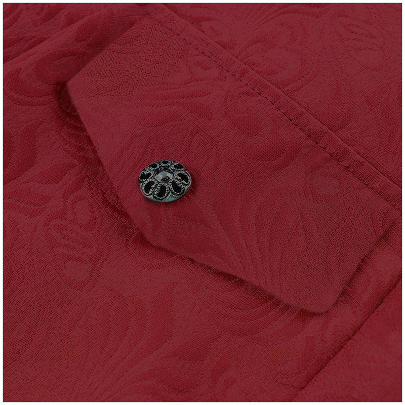 Dunkelroter Historischer Mantel Gr. 54  (XL)