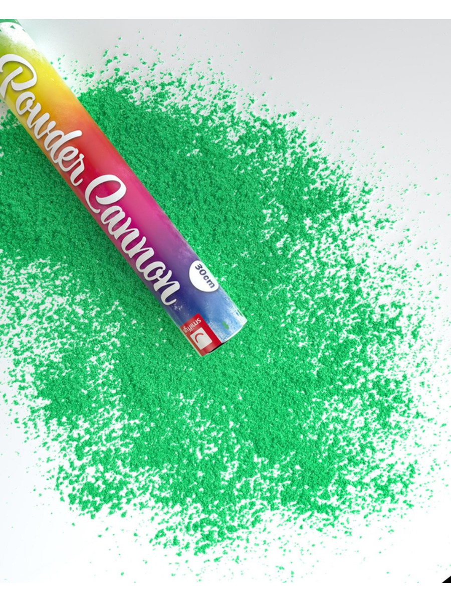 HOLI Powder Shooter GRÜN  30cm