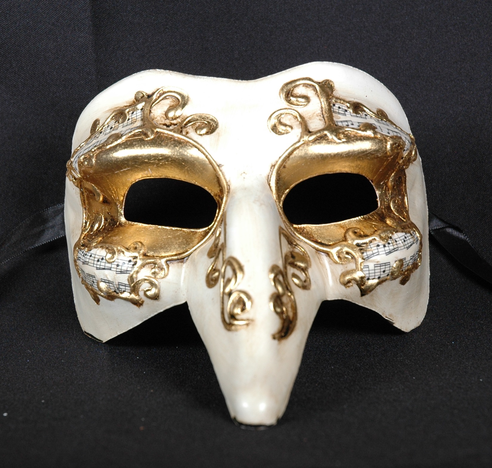 Venezianische Maske Capitano Sinfonia Motiv