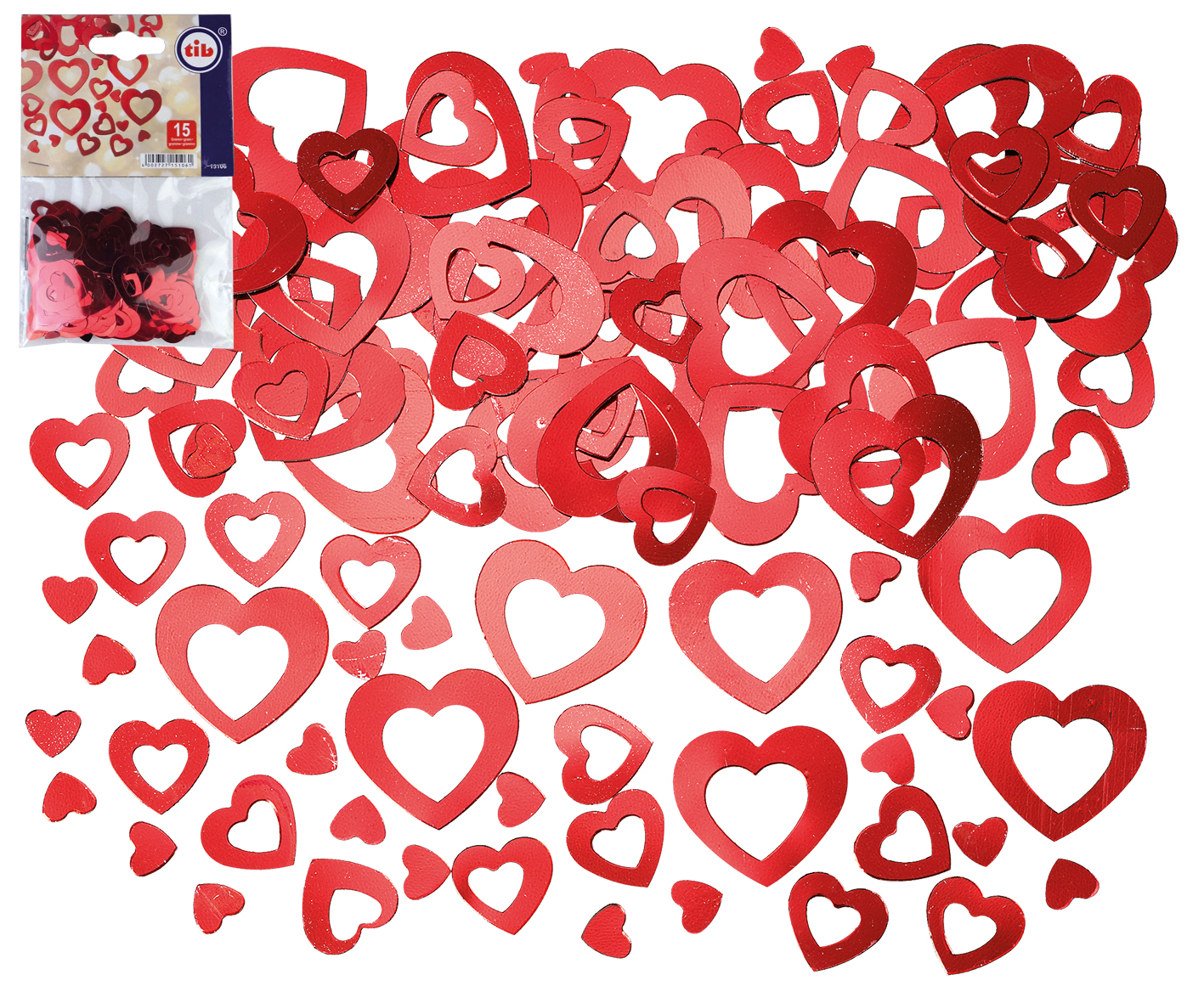 Rote Herz Konfetti  MIX