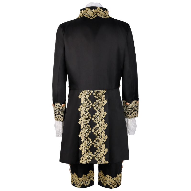 Historische Jacke,Weste,Hose MEDIUM schwarz (L)