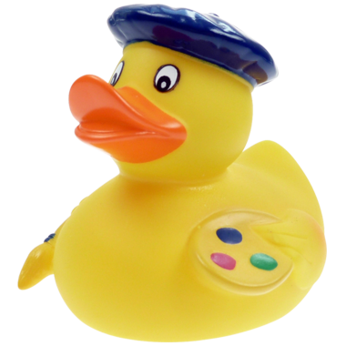 Maler Künstler Badeente  8cm
