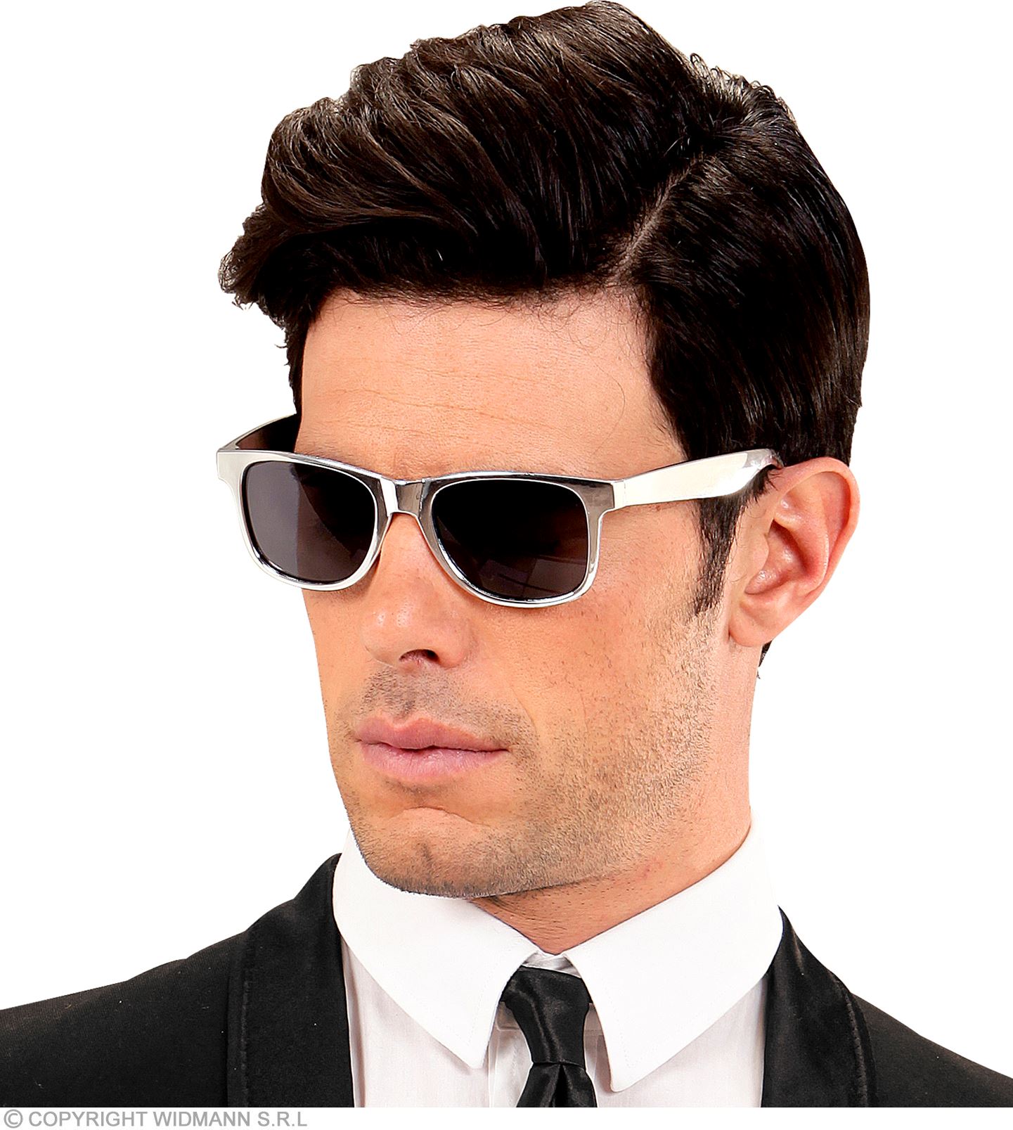 Brille silbermetallic