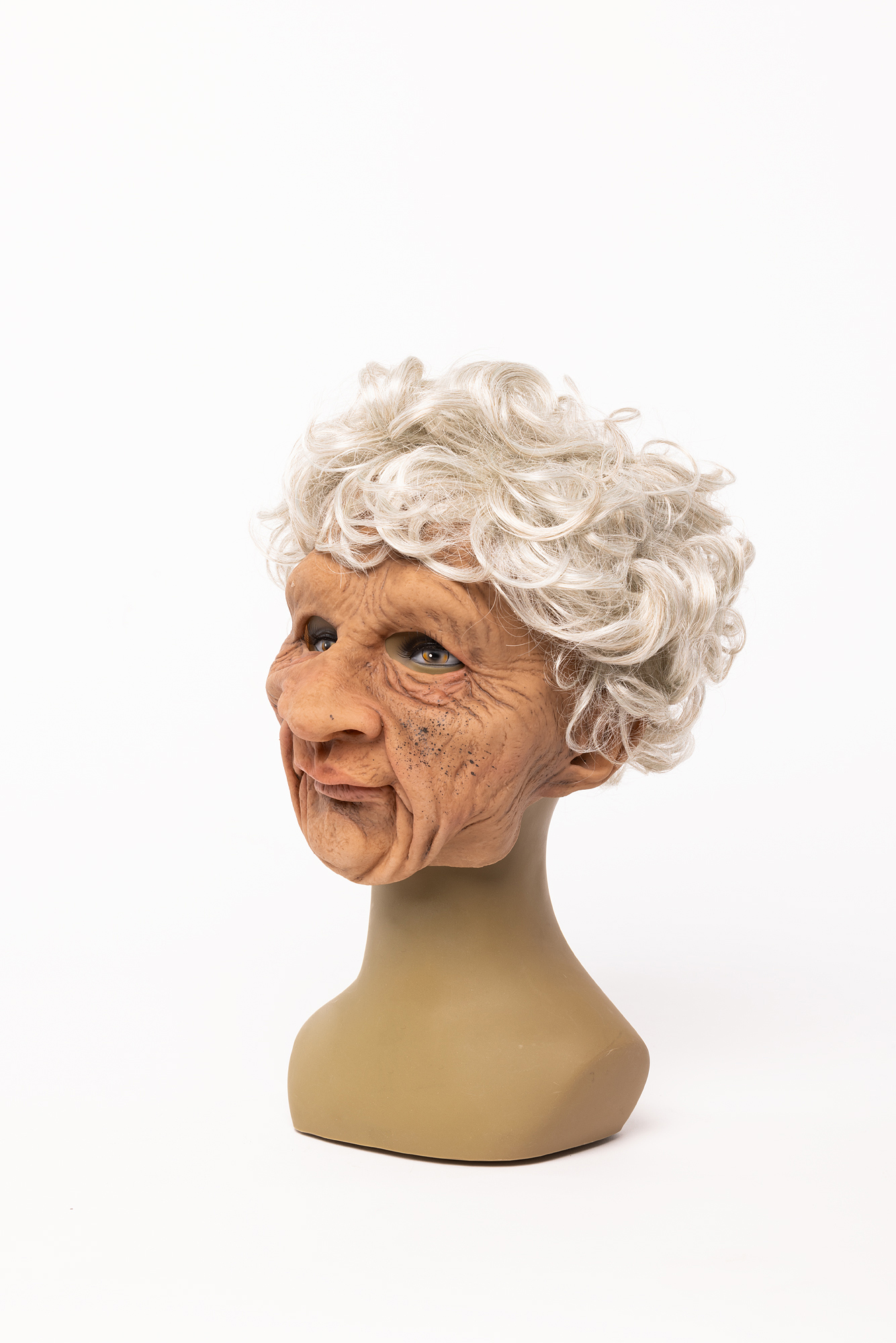 Latex Maske Oma Nelli alte Frau SuperSoft beweglicher Mund