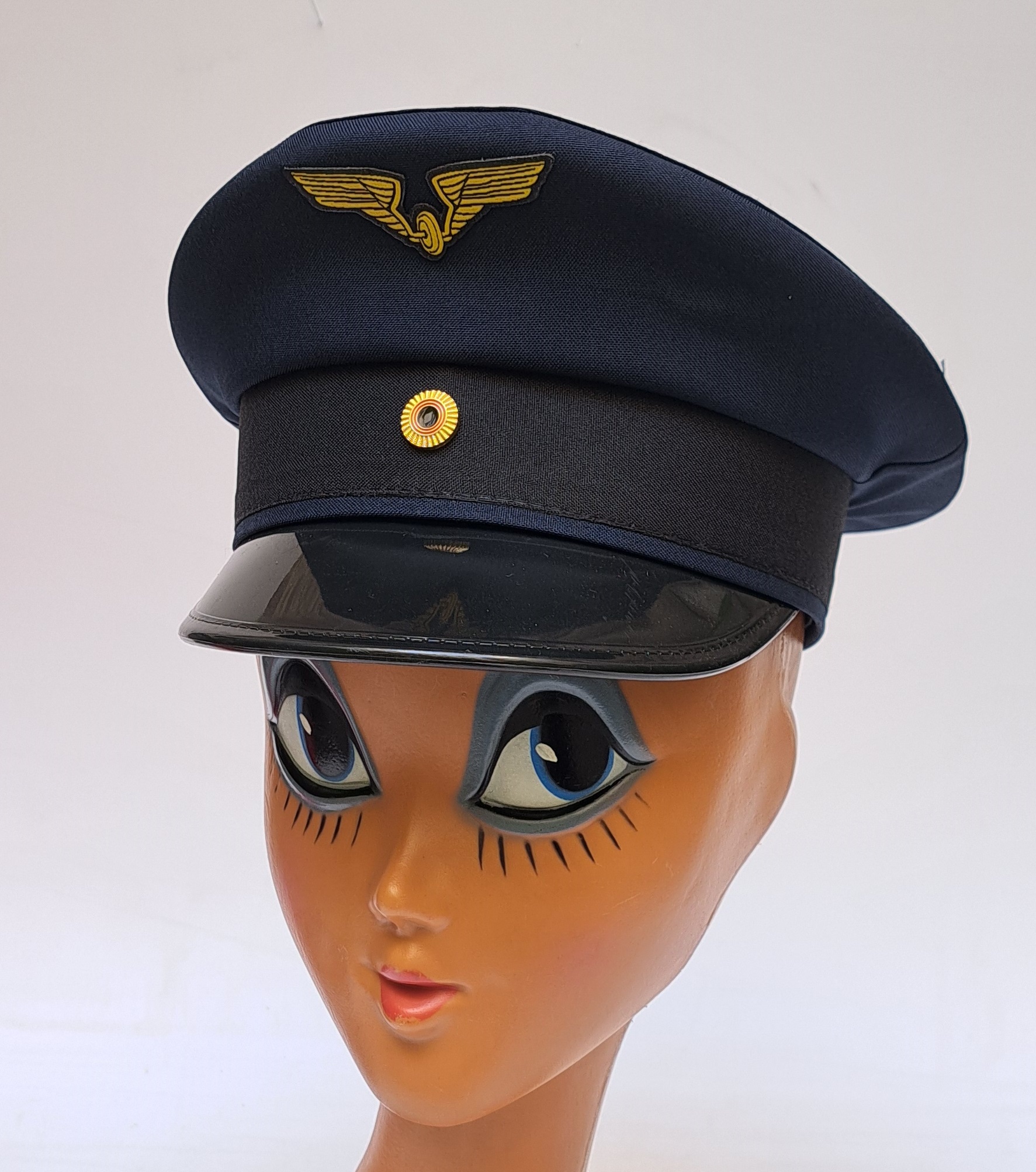 Schaffnermütze blau für Kinder