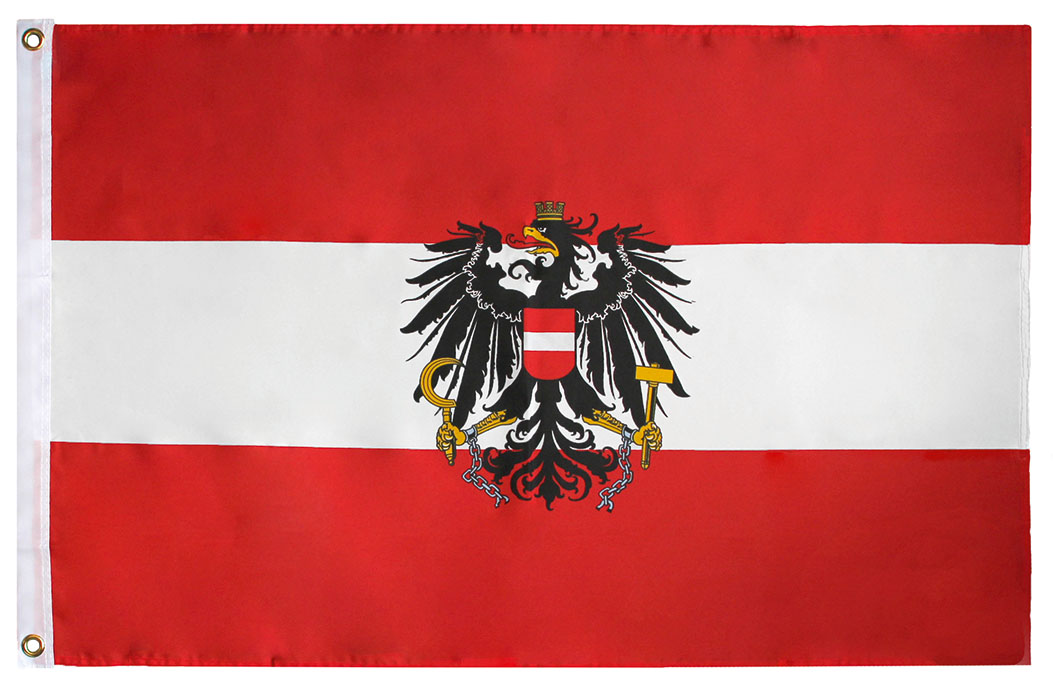 Österreich Fahne ca. 91x152cm mit Adler