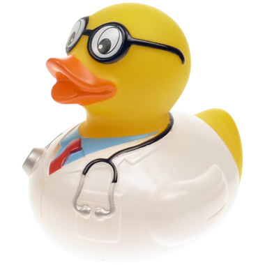 Doktor Badeente Arzt  8cm