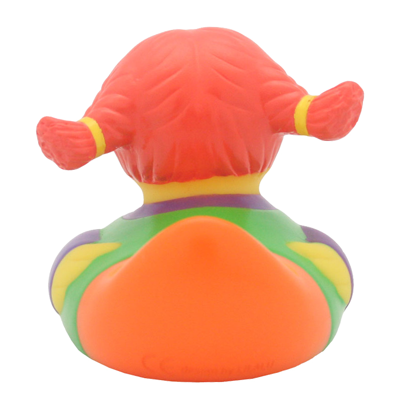 Lotti mit den orangen Zöpfen Quietschente  ca. 8,5cm