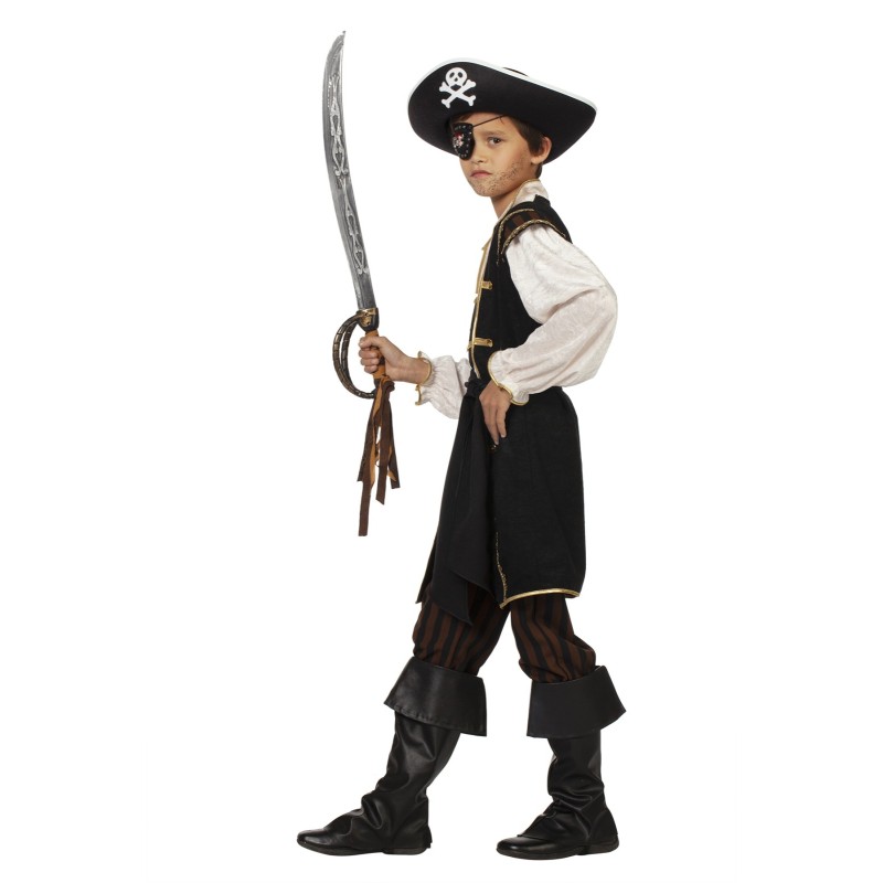 Piraten Kostüm delux Gr. 128 braun
