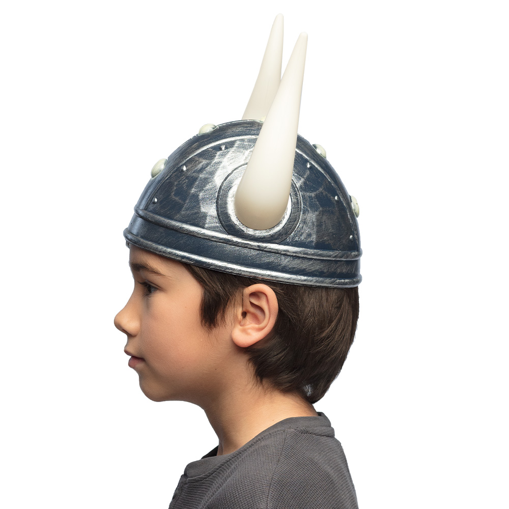 Wikinger Helm für Kinder mit langen Hörnern