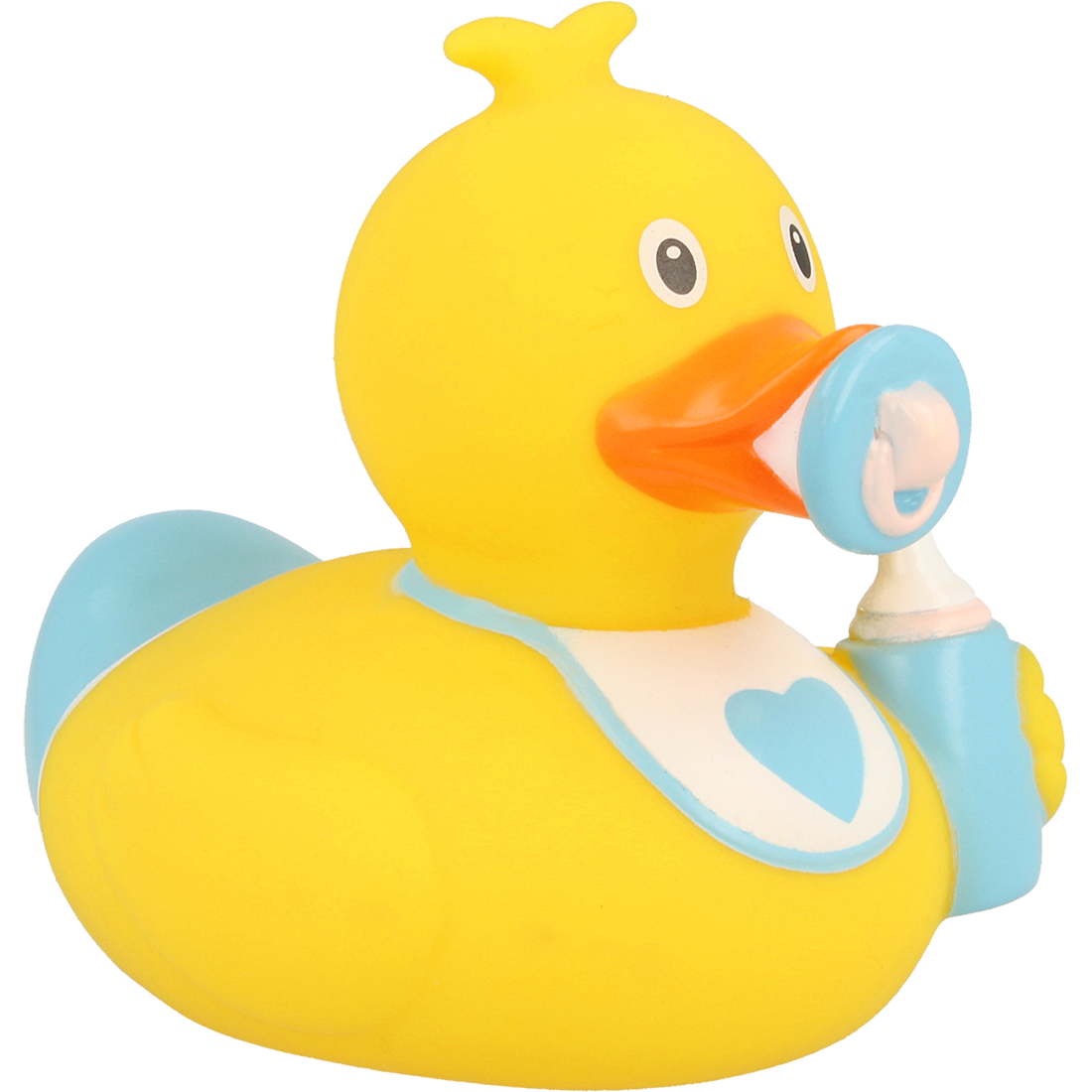 Baby Boy  Quietschente hellblau ca. 8,5cm