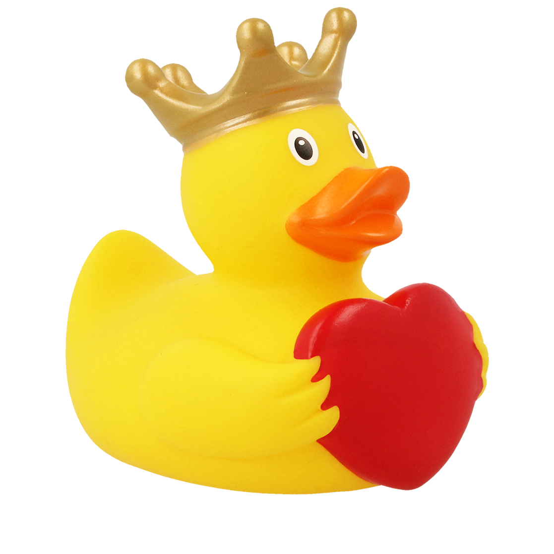 Gelbe Ente mit Gruss Herz ca. 8,5cm