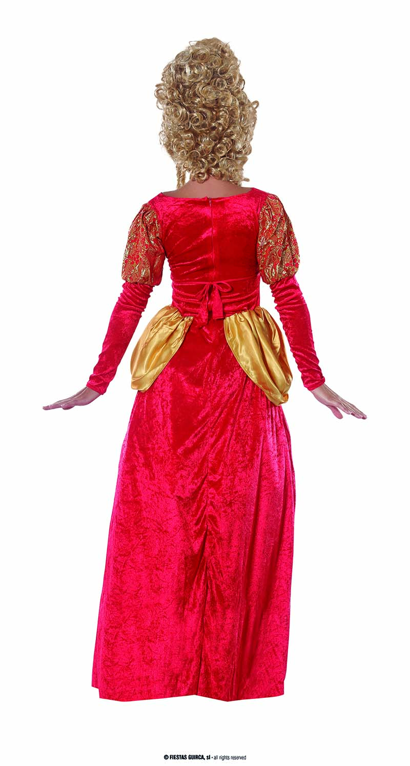 Marquise Kleid rot-gold 38/40  M