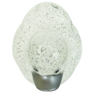 Silber Glitter Badeente 8cm