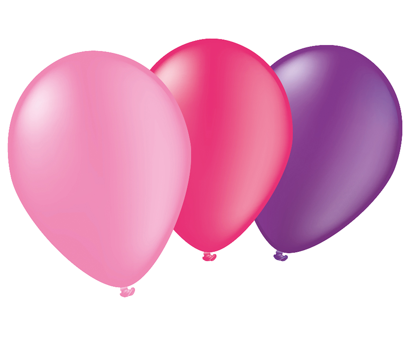 8 Stück Luftballon rosa, lila, pink