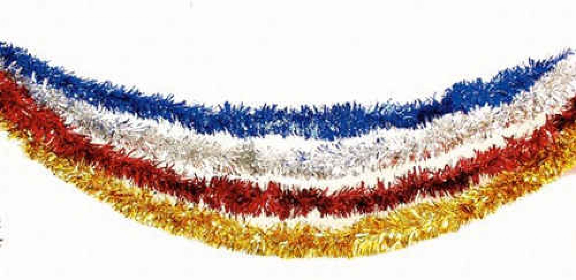 Foliengirlande silber 3m