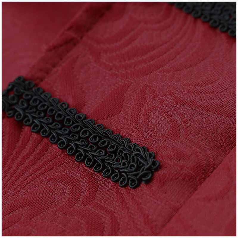 Dunkelroter Historischer Mantel Gr. 54  (XL)