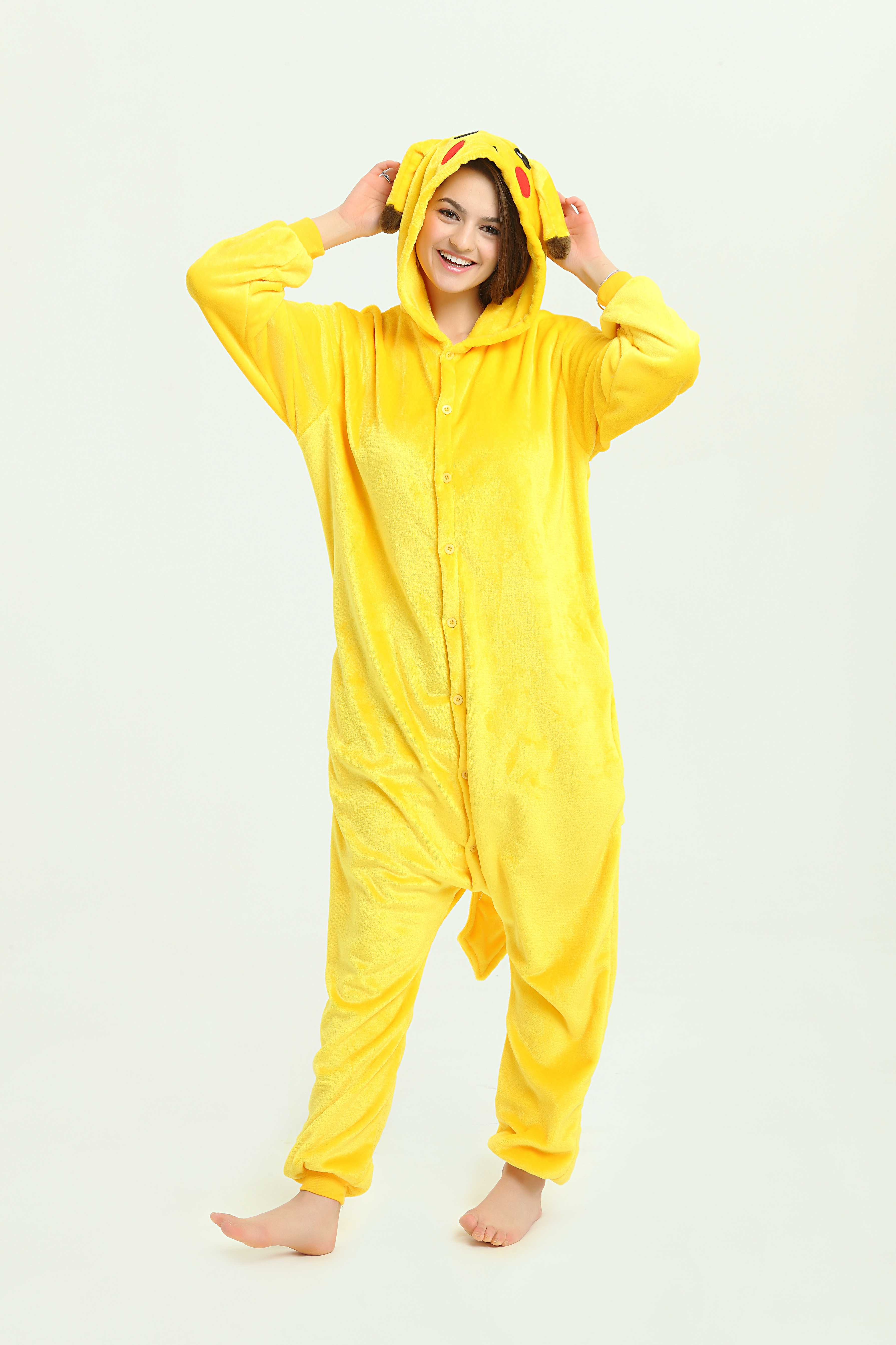 Gelber Comic Overall  XS/S für Erwachsene