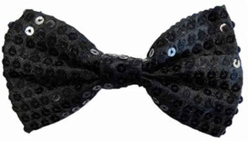 Pailletten Masche schwarz