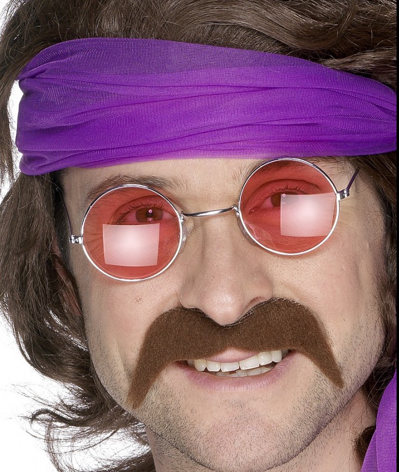 70er Jahre Bart braun