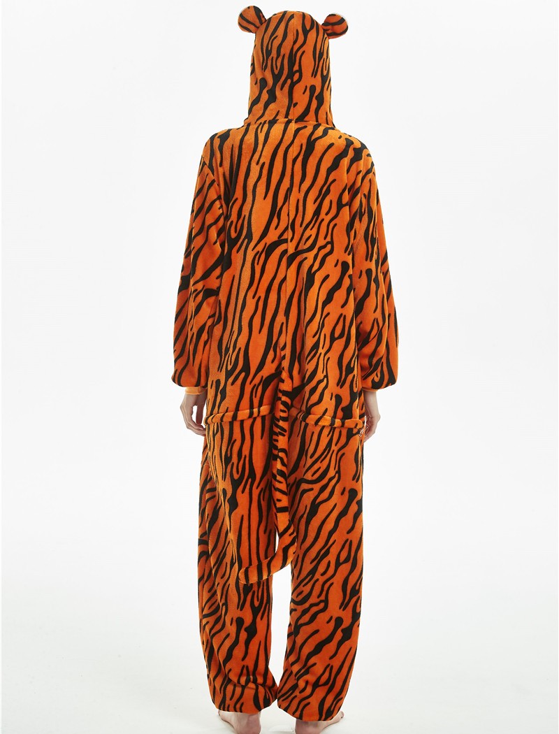 TIGER Kostüm Overall  SMALL für Erwachsene