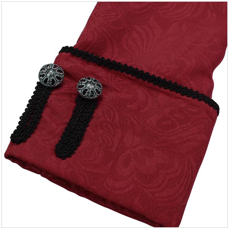 Dunkelroter Historischer Mantel Gr. 54  (XL)